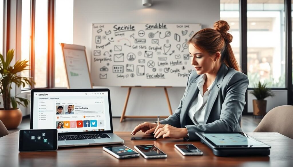 Sendible social media management
